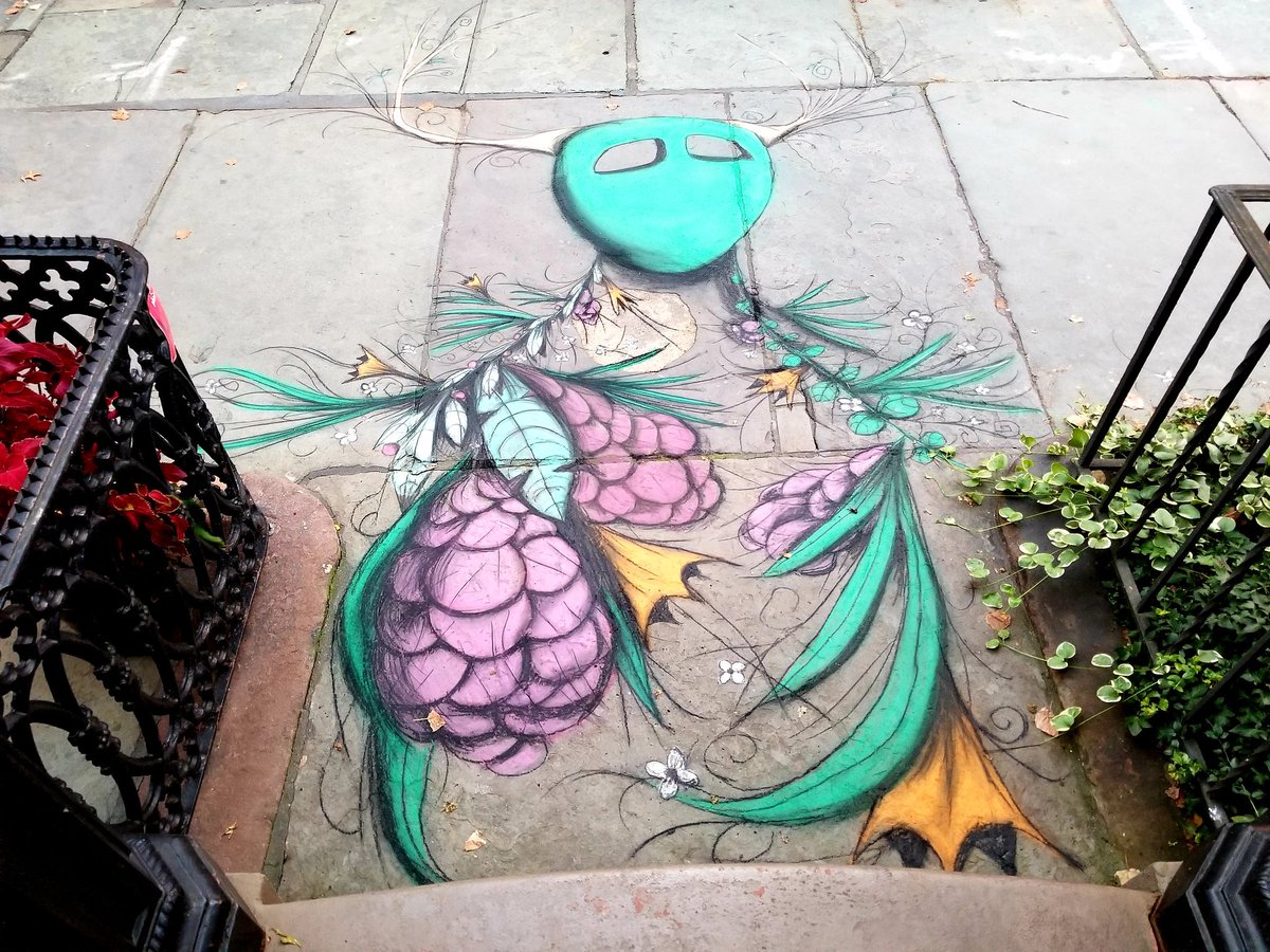 yosoyergo's tweet photo. 'Joanne' 
#ergo #chalk #streetart #brooklyn https://t.co/0X2bKFjgPU