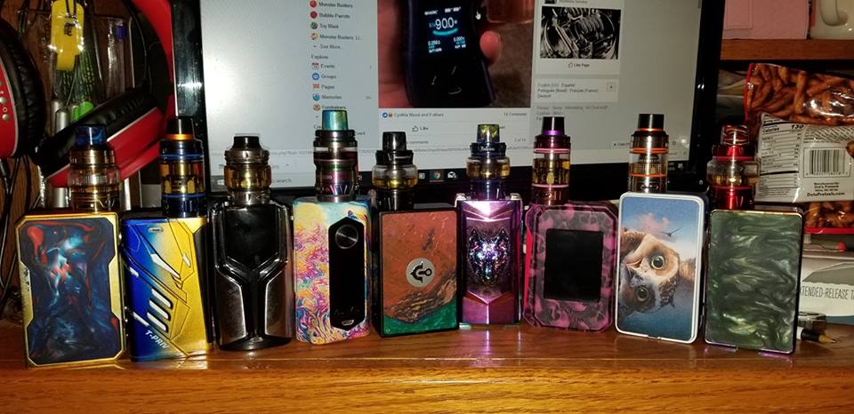VapeWild's tweet photo. When you've got more mods than you have hands

#vapewild #customerpics #vaping #mods #subohms #collection #ejuice #ecigs #regulatedmod #squonklife #vapers #vapelyfe #vapelife
Creds: Lolly W. https://t.co/MV3t9ugDHD