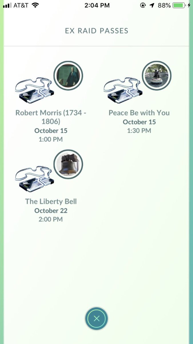 matteyer's tweet image. got an #EXraidpass at the #libertybell 🔔😎 and I have two tomorrow! #PokemonGo #philly #pokemongo #gottacatchemall
