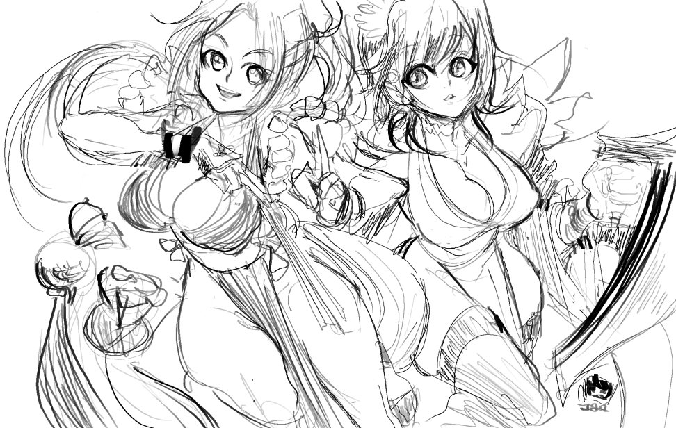 Kinktober: Thot Ninjas 

Will leave it as this B/W sketch because ill probably just fuck it up if i try to ink it

#SNKHEROINES 

https://t.co/mMKBJsfhyF 