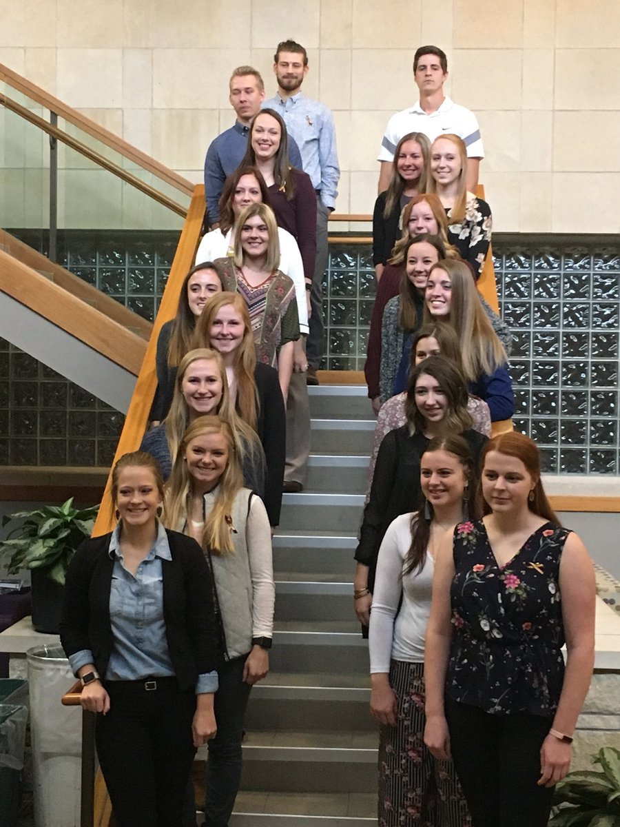 JeffMauler's tweet photo. Congratulations to Hannah Mauler @mauler24 being inducted into Kappa Omicron Nu Leadership and Honor society today. Many years of hard work is paying off. Great Job https://t.co/r5BLzI8bo6