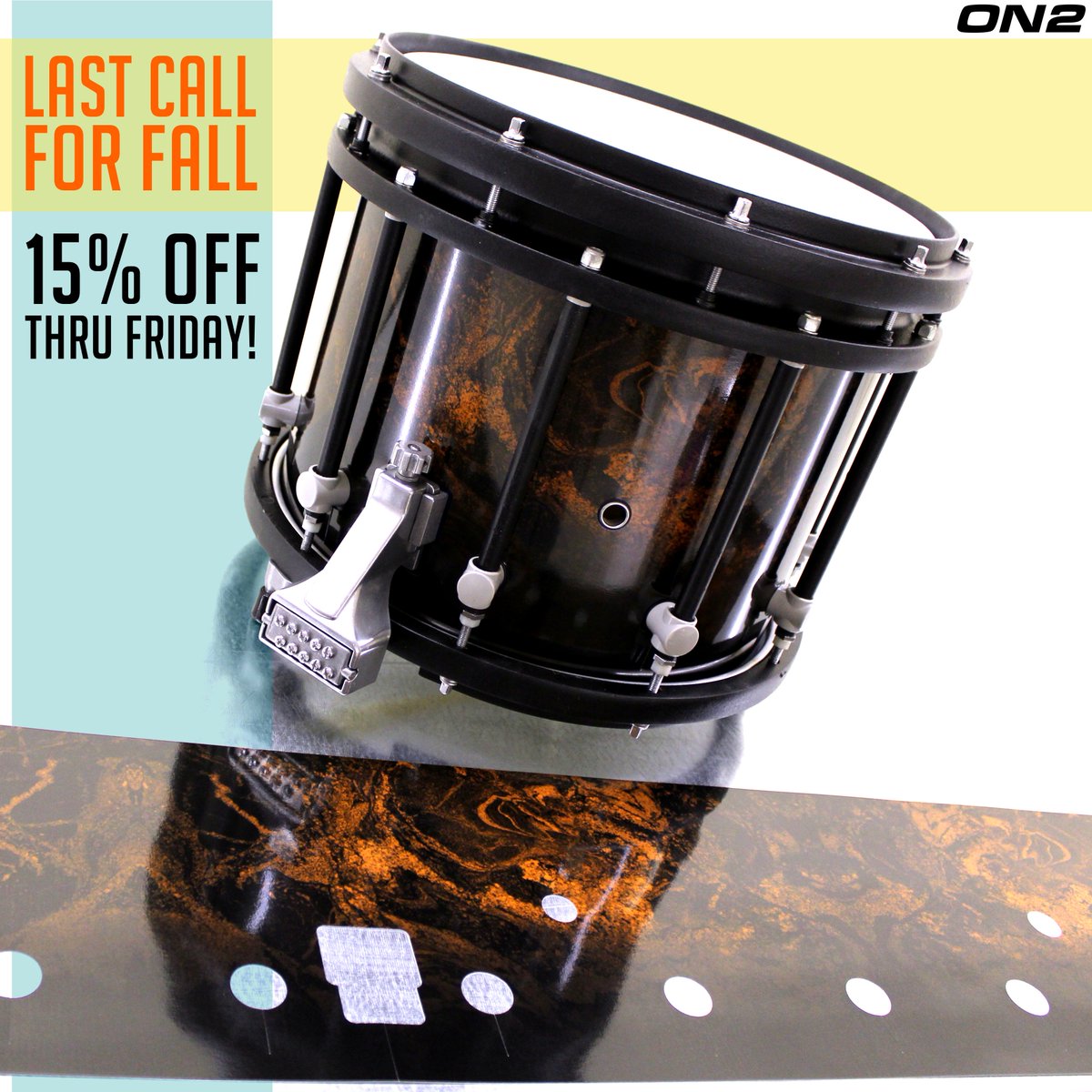 ON2Percussion's tweet photo. 15% Off Library Drum Slips® thru Friday!
https://t.co/jKWD8r921I
#on2percussion #drumslips https://t.co/YUmEJQG1bi