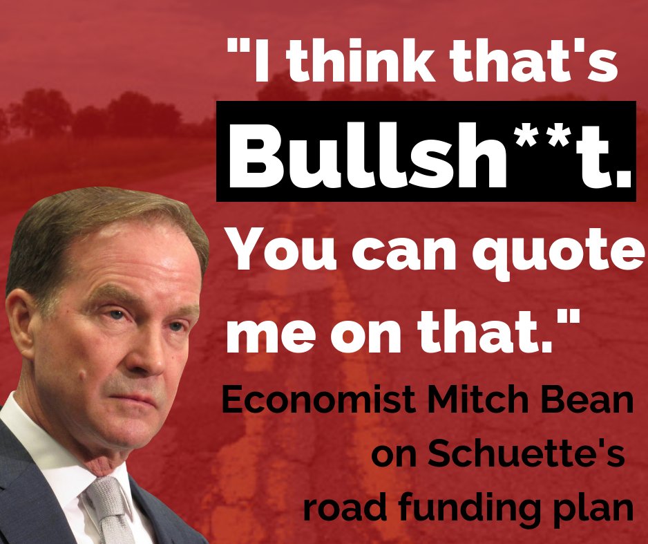 ShadySchuette's tweet photo. The reviews are in on #ShadySchuette's road funding plan — and they aren't good. We need to #FixMIRoads. Bill Schuette just wants more tax cuts for the rich #MIGOV https://t.co/P3lv2BIJQE