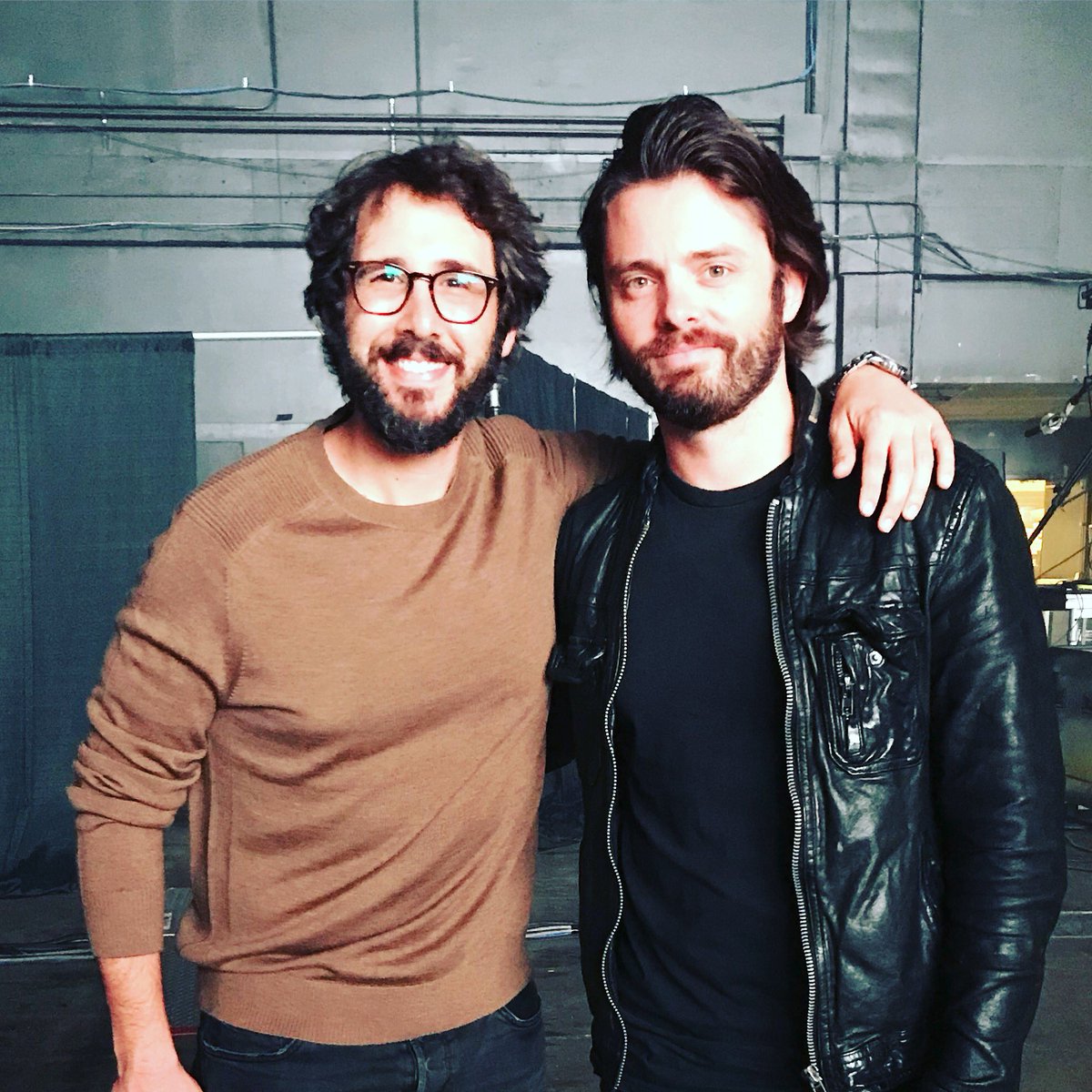 Thanks <a href="/joshgroban/">josh groban</a> for inviting me to play violin in your new music video #biggerthanus had so much fun. You’re hilarious!