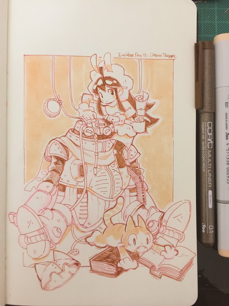 #inktober2018 Day 12: Chrono Trigger // One of my favorite RPGs from all time (';ω;`)✨