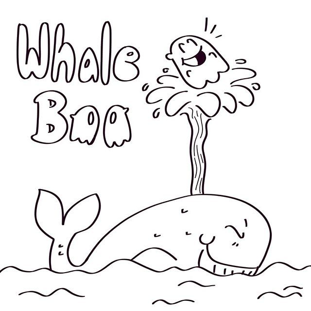 littlefallcomic's tweet photo. Whale Boo sails the deep blue and speaks to fish. #inktober #inktober2018 #bootober #chicagoartist #comics #cartoons #digitalartist #cute #couplegoals #relationships #day12 #inktoberday12 #whale https://t.co/CqY5MaKUED
