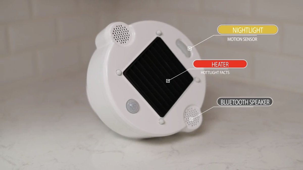 Patrick Calderon On Twitter Check Out Hottlight A Portable Heater That Installs Into Any Light Bulb Socket No Expensive Installation Required And Comes With A Bluetooth Speaker And Led Ambiance Lighting Https T Co Ltmbtu770l