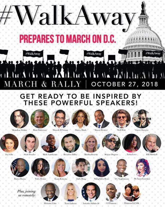 CTWJV's tweet photo. #WalkAway march in DC on Oct 27! - https://t.co/GlUH6la6EY https://t.co/woi9IU3TZH