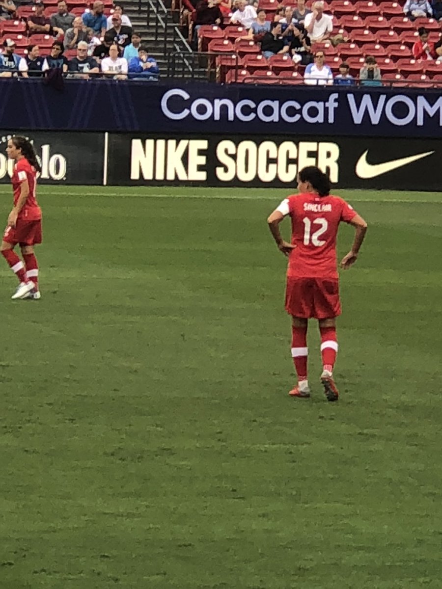 Duggee's tweet photo. Supporting our Country 🇨🇦 #CANWNT #Canadiansintexas World Cup Bound #soccerfamily https://t.co/kE0gFbKgyX