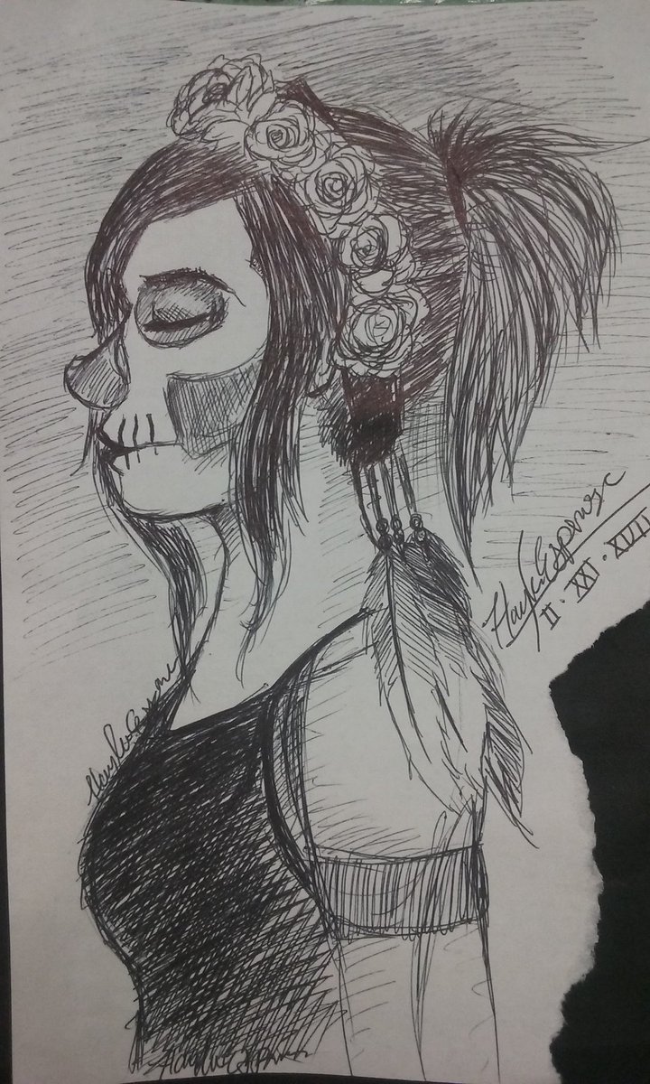 TAzonipse's tweet photo. Death's Daughter
#ink #sketch #art #illustration #skullface #rosecrown #blacknwhite #Dead #DeathsDaughter #death #grimreaper #soul #Papermateinkjoy #pen #Pilot07 #Pilot10 #pensketch https://t.co/oUlMD9YgNp