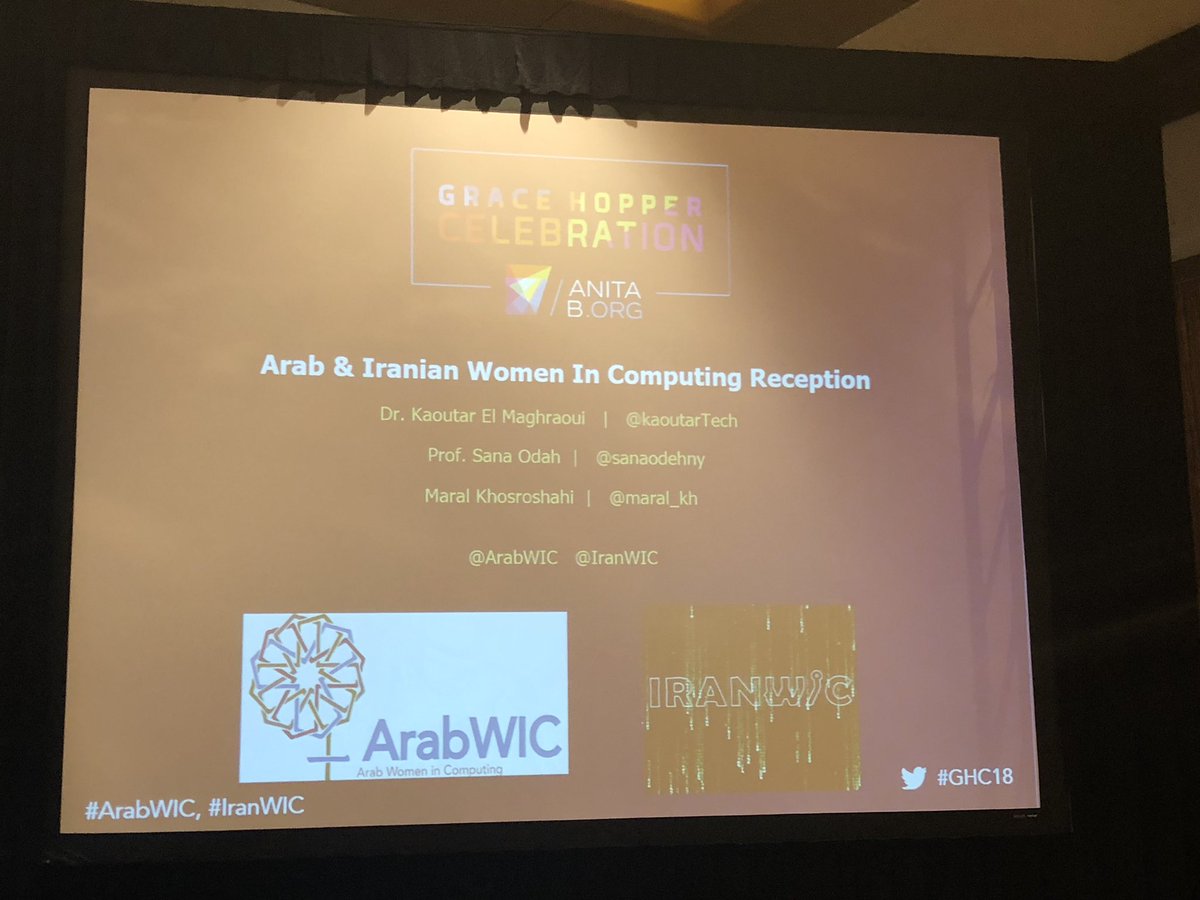 iranwic's tweet photo. We had another successful GHC two weeks ago in Houston. It is great to see the Iranian community has a strong presence at GHC every year. This year, we had 300+ Iranian attendees at the conference and so many great achievements.
#GHC18 #IranWiC #Systers https://t.co/XvQfNxcOm9