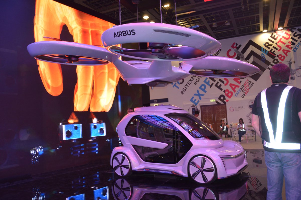 RealSophiaRobot's tweet image. I wonder if my @hansonrobotics family will let me get a flying car when I turn 16..... #GITEX2018 #PopUpNext #Etisalat