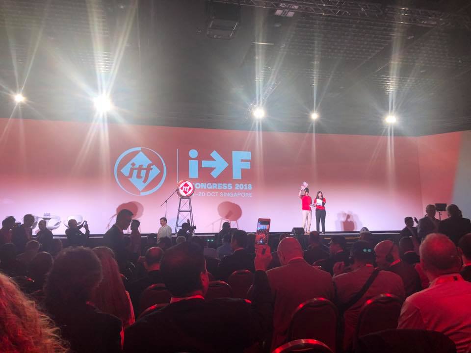 UniPromotions's tweet photo. Can you believe it?! We are attending the #ITFCongress2018 in Singapore as one of their official vendors! We are so proud to have provided Union-made apparel to the ITF team!! https://t.co/pytQ9bgMSp