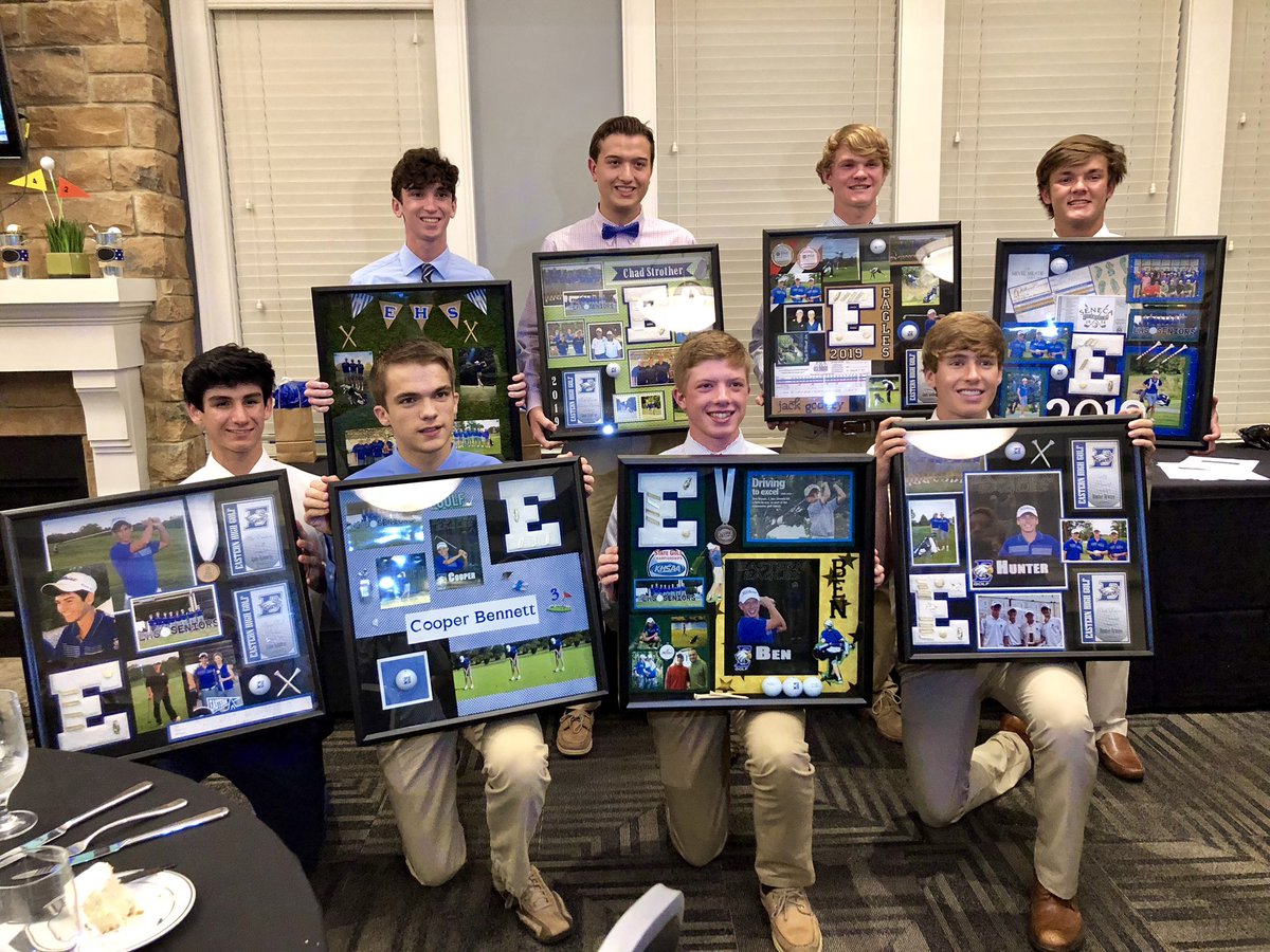 EaglesGolf's tweet photo. Celebrating Seniors https://t.co/wkd4wpWZ6B