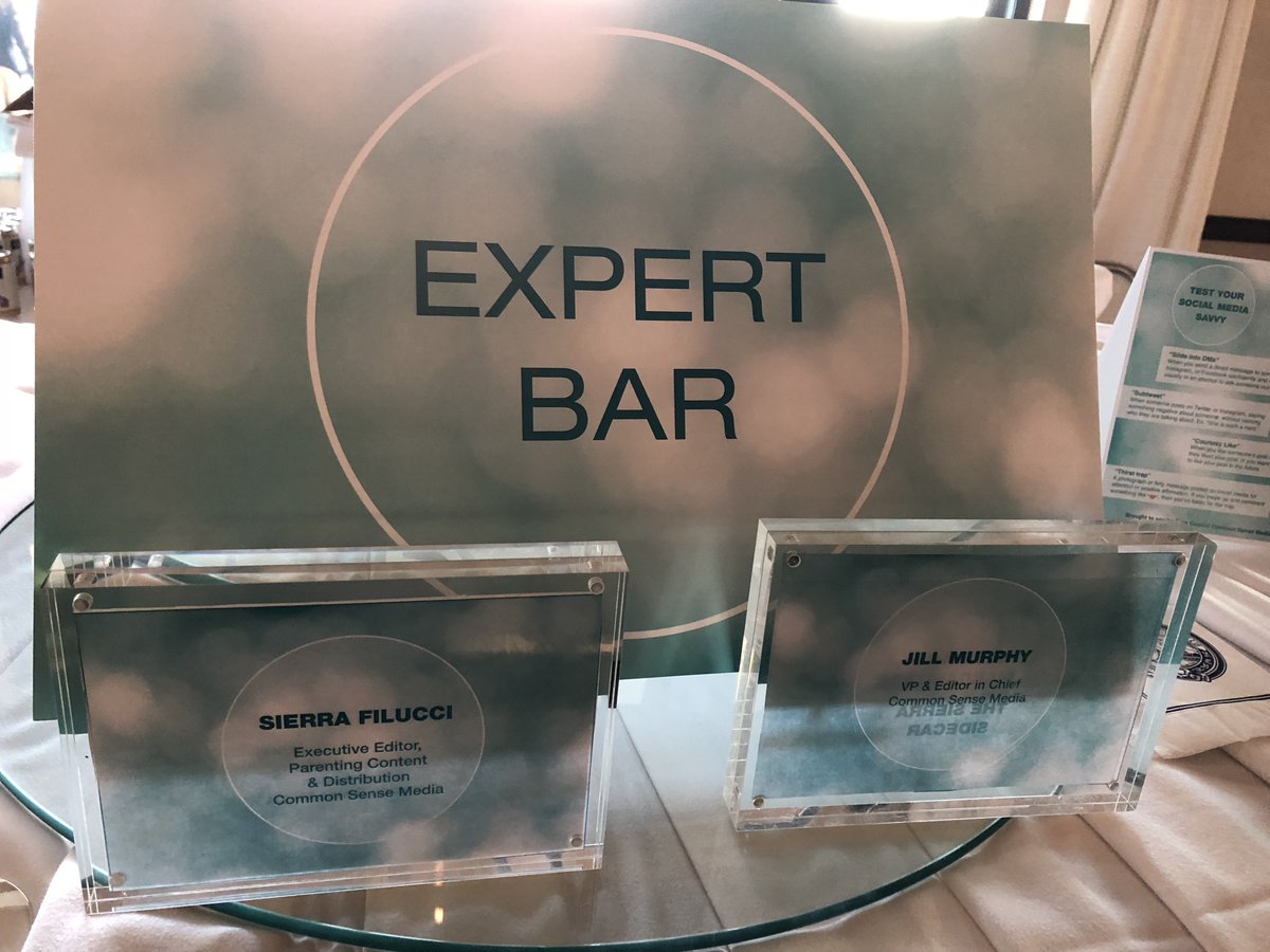 CommonSense's tweet image. Our LA event features an Expert Bar where @SierraSense and @UncommonJill are dispensing advice about kids, media and tech. #TruthAboutTech in action.