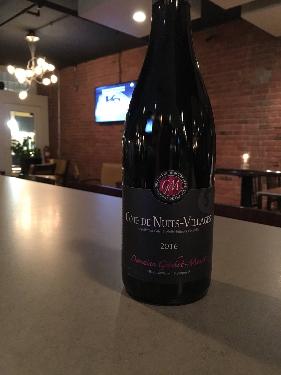 TanninKC's tweet photo. 9:00-Close $10 glasses of ‘16 Cote de Nuits Villages from Domaine Gachot-Monot! #wine #pinotnoir #cotedor #cotedenuits #nuitssaintgeorges #corgoloin #kansascity https://t.co/gJjc2d6yuw