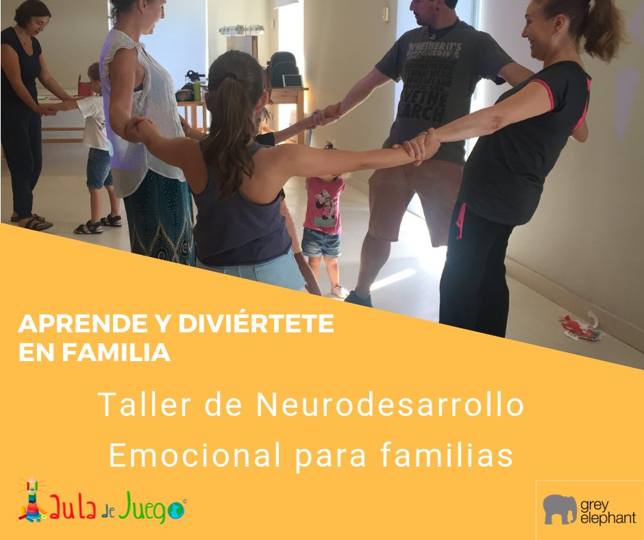Aula de juego vuelve a Grey Elephant con el segundo taller de Laboratorio de Felicidad: descubre las claves para no tener que repetir mil veces las cosas a tus hijos ¿Te imaginas? info: buff.ly/2oAi9Hj #educacionEmocional #planesenfamilia #niños #GreyElephant <a href="/auladejuego/">Aula de Juego</a>