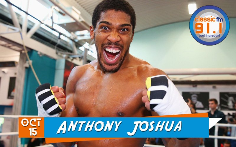 Happy birthday to British-Nigerian boxer Anthony Joshua 