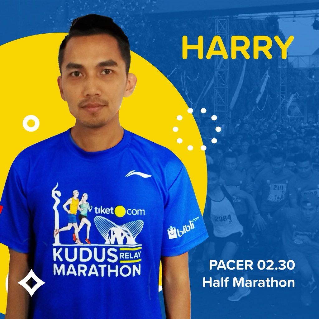 tkrm2018's tweet image. Tiket.com Kudus Relay Marathon 2018 Pacer Half Marathon dengan waktu finis 2.30 (average pace 7.06)

#tiketcomkudusrelaymarathon
#tkrm2018
#tiketkemanapun 
#kudusrelaymarathon
#relaymarathon