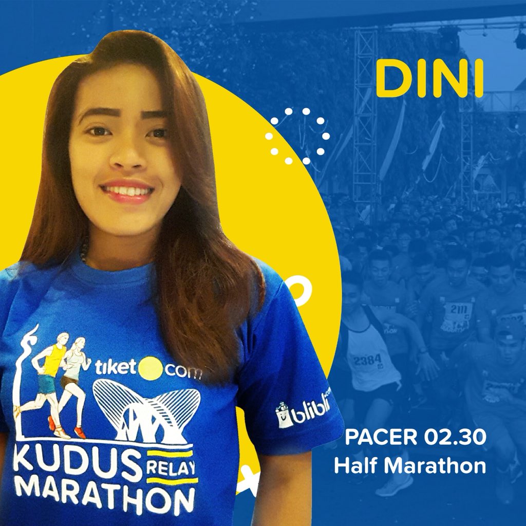 tkrm2018's tweet image. Tiket.com Kudus Relay Marathon 2018 Pacer Half Marathon dengan waktu finis 2.30 (average pace 7.06)

#tiketcomkudusrelaymarathon
#tkrm2018
#tiketkemanapun 
#kudusrelaymarathon
#relaymarathon