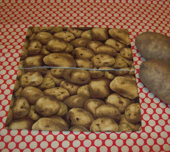 Microwave Baked Potato Cooking Bag / Spud Sack / Farmers Market Potatoes by nstitches4u Great value #microwavecooking #bakedspud #potatobaked etsy.me/2AxG3Lf