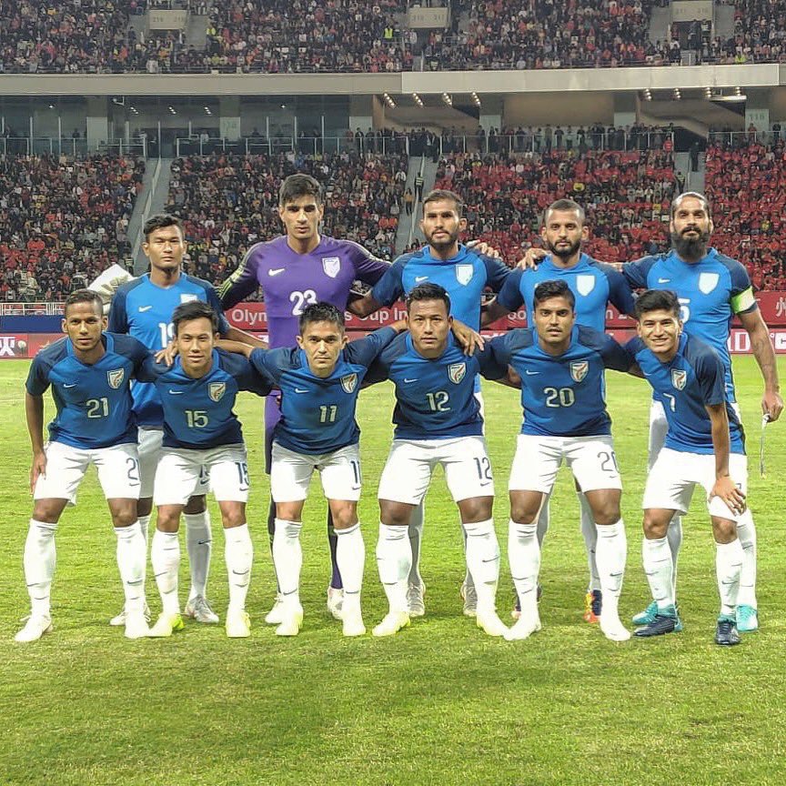AnirudhThapa's tweet photo. Yesterday we played against China which marked the much awaited rising of Indian Football. It was the most intense match we have played in a long time.And as always, we counted on your support and you guys did not fail to deliver. Thank you very much for your neverending support! https://t.co/LY9DPC42qA