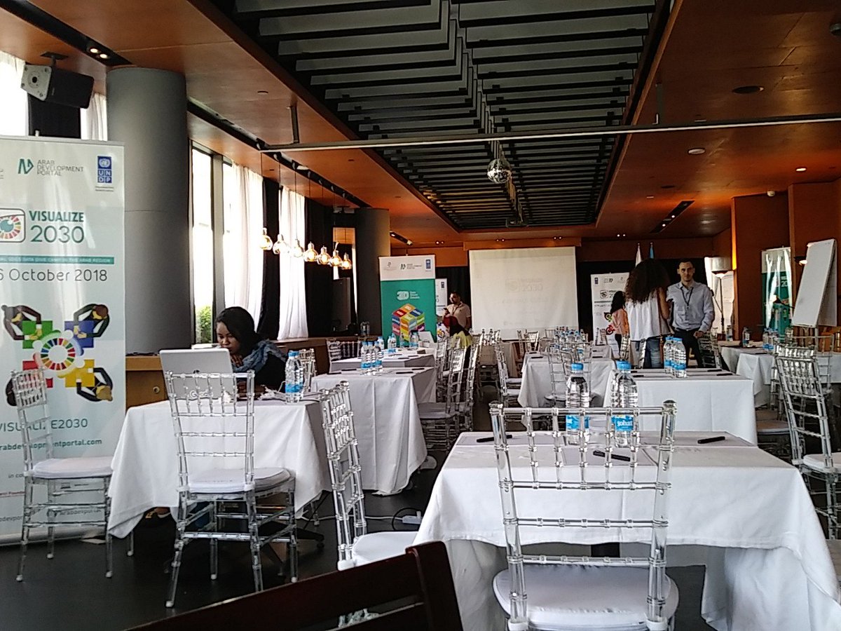 AlexsaiSrourali's tweet photo. Day4: teams are getting ready at the early morning preparing for their final working day at #VISUALIZE2030 event; full of power!

#Beirut #SDGs #dataviz #DataScience #ddj
@arabdevtportal @UNDP @UNDP_Lebanon @UNDPArabStates @UNDP_innovation

Cc: @halawiBahia @FarahShoucair https://t.co/OViVUZmWR8