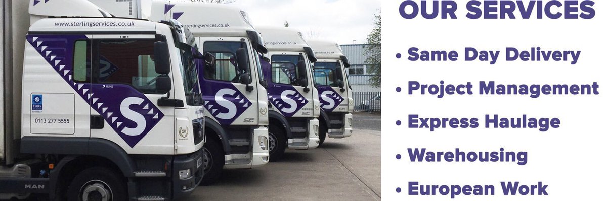 sterlingserv's tweet photo. #Sterlingservices
#SameDayDelivery
#ProjectManagement #ExpressHaulage
#Warehousing
#EuropeanWork https://t.co/jwOSBgNcvw https://t.co/vkNfGfqR3G