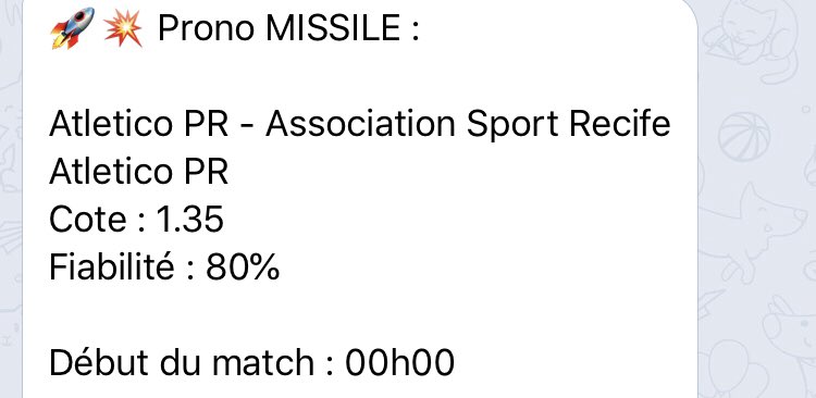 tldojrs's tweet photo. Même la nuit on encaisse chez TLDOJR avec une grosse grosse confiance (80%) ! 💰 rejoins-nous 🔥 #TeamParieur #KingsBets #ParionsSport https://t.co/mI2amNpYkY