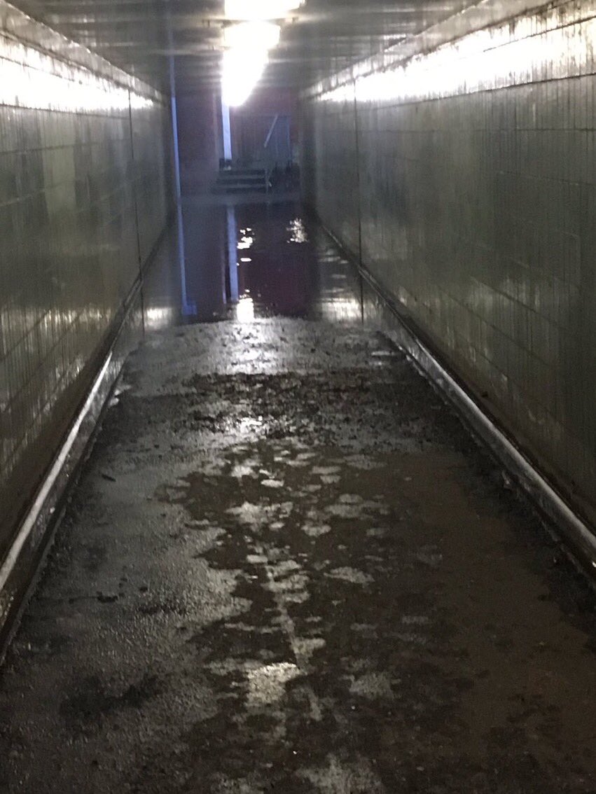 RickyNews's tweet photo. After the deluge of rain the underpass by Rickmansworth station is flooded with about a foot of water. @ThreeRiversDC can you unblock the drains before @RMSforGirls get very wet feet? https://t.co/aG8tskNjxB