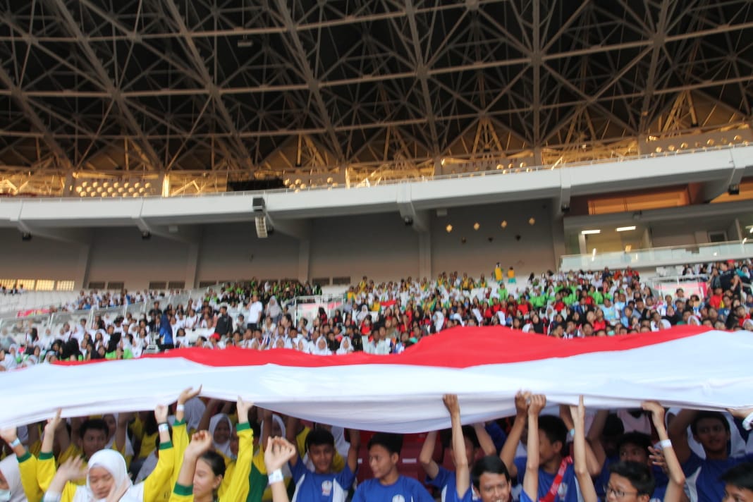 arema_98's tweet photo. #onesoulonenation THE POWER OF SOUL FOR OUR NATION. GBK JAKARTA ASIAN PARA GAMES. https://t.co/yFHf1q3qjf