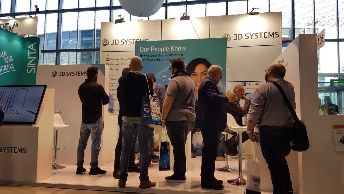 3dsystems's tweet photo. Ultimo giorno alla Bimu in Italia, grazie a tutti i nostri visitatori! #bimu2018 https://t.co/69gHPX0eOz