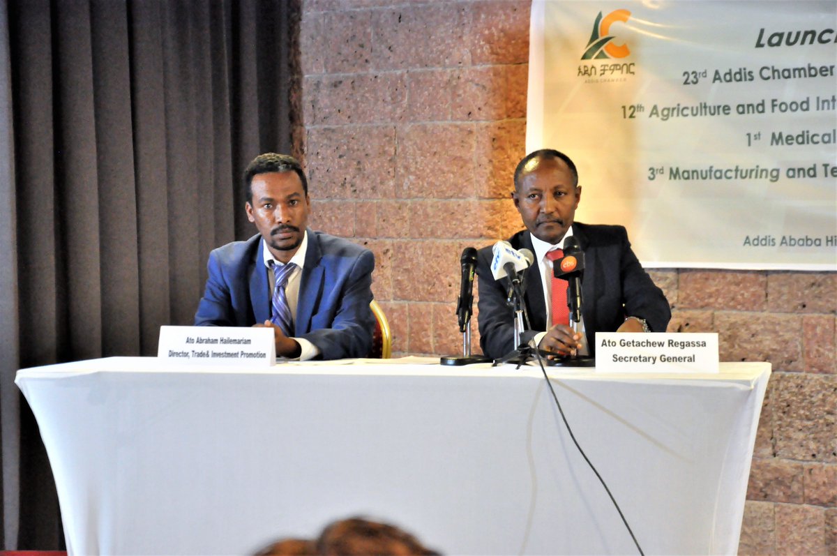 AACCSA's tweet photo. Addis Chamber #AACCSA launched 2019 #Addischambertradefair https://t.co/d7LRBnHI5r