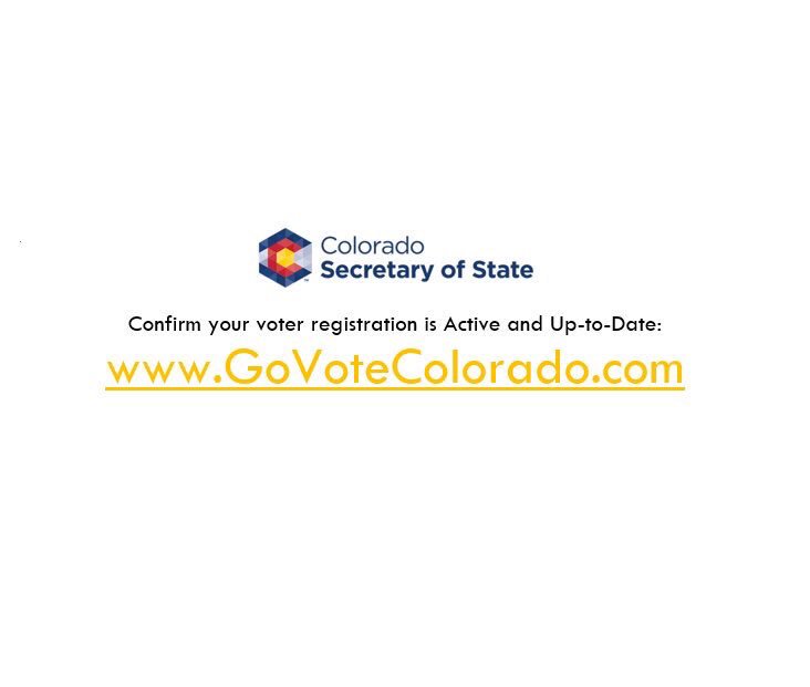 SCSO01's tweet photo. Did you know that registering to vote is fast &amp; easy? Make your voice count on November 6th &amp; register online at https://t.co/VxToB4U74T 
🇺🇸 #FitzSimonsForSheriff #summitvotes #Election2018 #COpolitics #SumCO #exploresummit #vote #Colorado https://t.co/6xSNt4tBDw