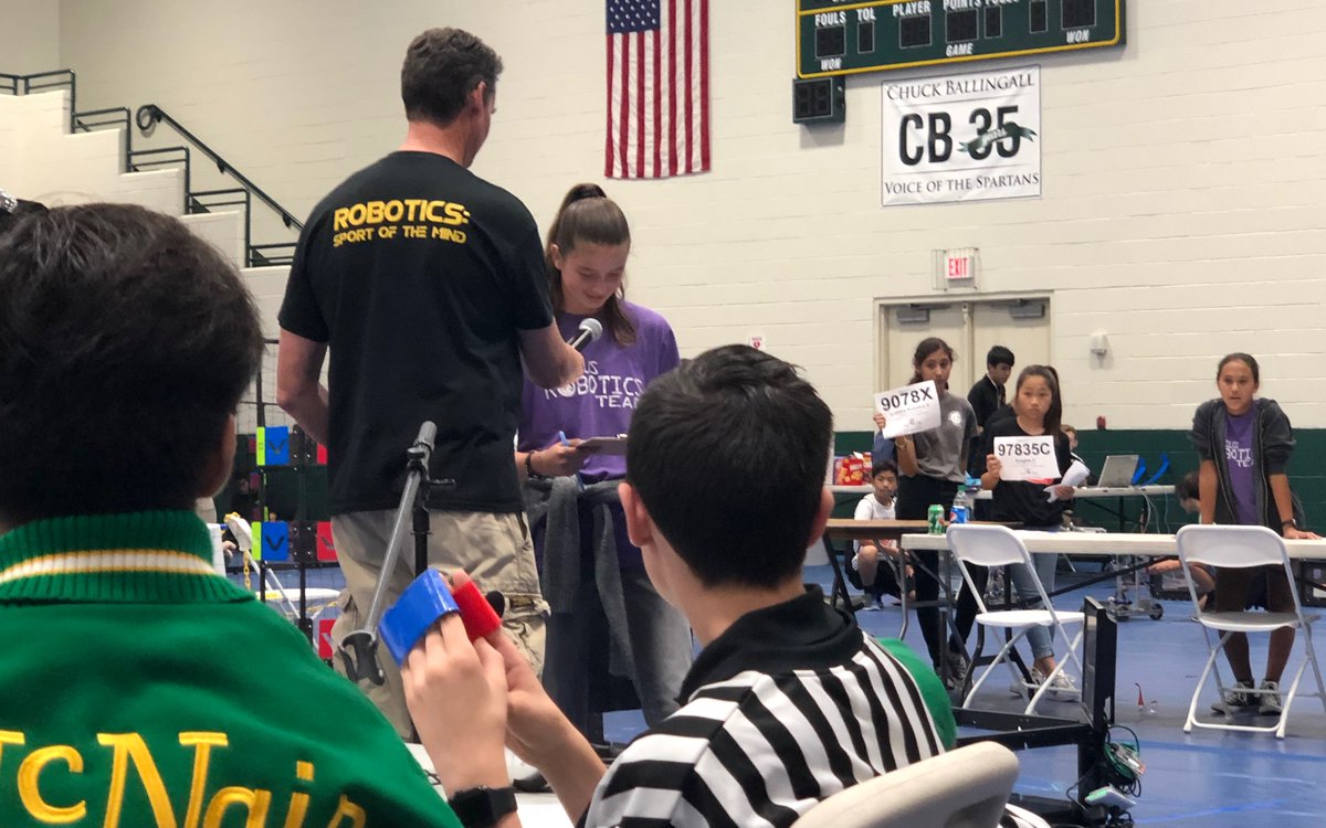 k_debest's tweet photo. Our first VEX competitive robotics tournament this school year at Damien High School. Such an exciting day! @PegasusSchool https://t.co/OBx1dh6NVa