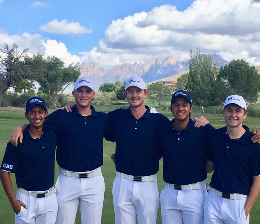 CBUMensGolf's tweet photo. @CBUMensGolf excited for our 3rd event of the fall season. Live scoring @Golfstat #2018HerbWimberly #GoLancers https://t.co/cG48tpbjIH