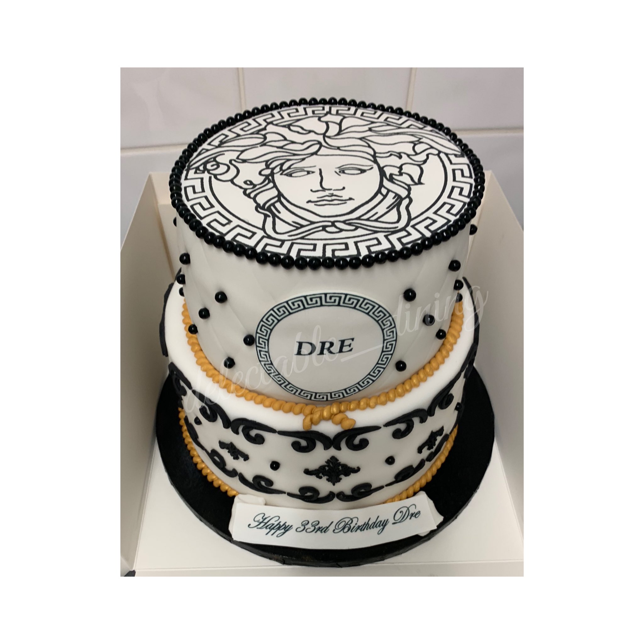 Versace cake | Cake, Versace cake, Birthday cake