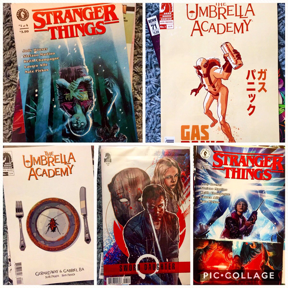 ComicPopPodcast's tweet photo. ‘David’s Last Week’s Comics - This Week!’

Part 4: @DarkHorseComics 

#geekpop #podcast #comics #localcomicshop #reading #reviews #literacy #indiecomics #strangerthings #netflix #umbrellaacademy #sworddaughter #variantcover #darkhorsecomics #geekpopadventurers #thecomicpoppodcast https://t.co/equRsemsRn