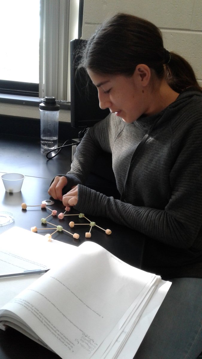 NBTeamAchieve's tweet photo. Modeling acetic acid and copper acetate  #Science is delicious!  😁 #NBAcademics #NGSS https://t.co/cANj276Ipv
