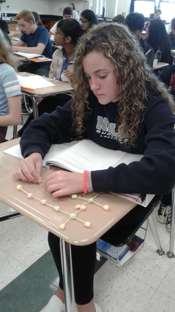 NBTeamAchieve's tweet photo. Modeling acetic acid and copper acetate  #Science is delicious!  😁 #NBAcademics #NGSS https://t.co/cANj276Ipv
