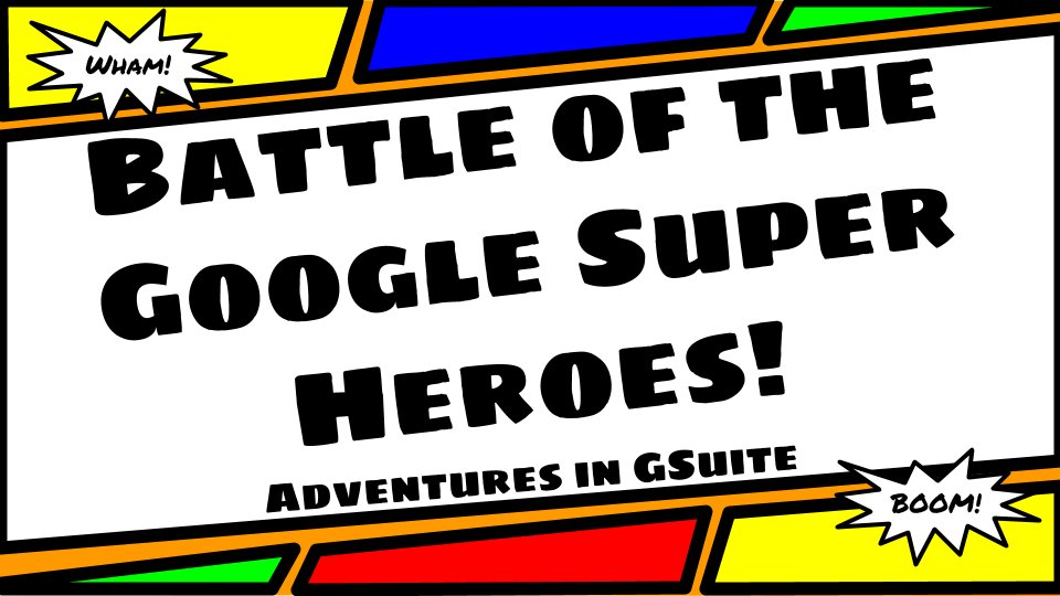 i3algebra's tweet photo. #MOREnet2018 Googlers Assemble!
Learn some cool tips & tricks w/ @i3algebra @greglawrence @tnalau and @mrnickcusumano in
**Battle of the Google Super Heroes!**
10/15 Monday at 1:30pm in Salon A
#gafemo #moedchat #googleforeducation #gsuiteedu @MOREbyMOREnet https://t.co/5iPciubCDm