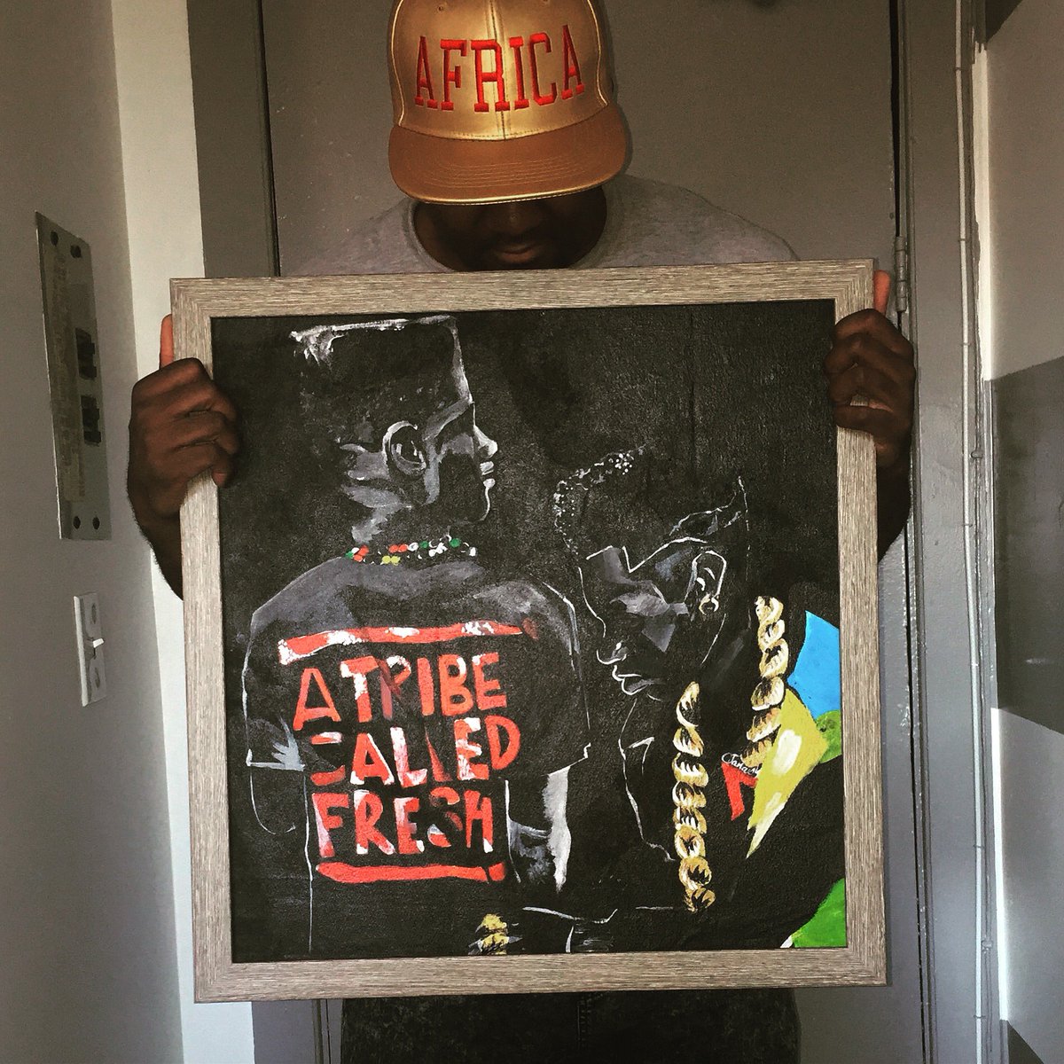 RyanLucasDC's tweet photo. A Tribe Called Fresh
Original art by @thedcartiste
Music Album: https://t.co/vg498tl25C & all digital music outlets
#tribe #fresh #africa #bigchains #gold #golden #graffiti #paint #artbeats #artbeatsrhymes #90s #emcee #producer #dj #boombap #powerinone #classichiphop https://t.co/HxglE2S5RW