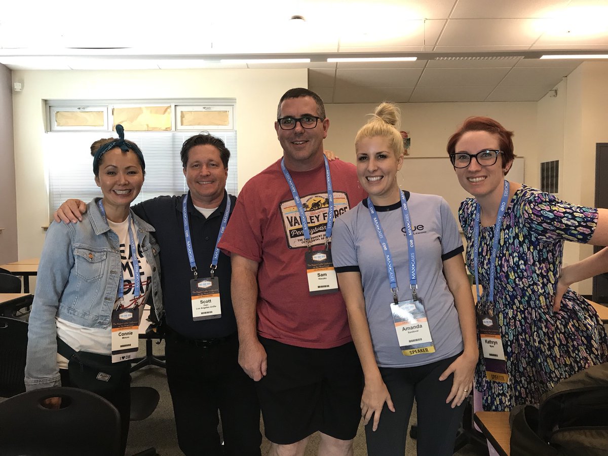 SamKloczko19's tweet photo. Awesome time at #FallCue2018 Inspiring to meet/learn from some of the education Rockstars of CA. A few of the great history teachers and educators that their influence shows up in my classroom daily. @jcorippo @stouterzsays https://t.co/GlubuzaRfd