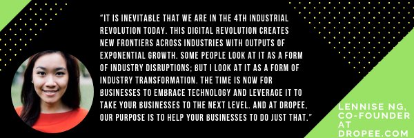 Hi <a href="/lennise01/">Lennise Ng</a> <a href="/dropeeofficial/">Dropee</a>  ☺️Super excited to hear your take on how one can identify and overcome the key #challenges of becoming a #digital first organisation at #B2BOnlineAsia 

#ecommerce #B2B #Conference #Singapore #digitalization #OnlineMarketing