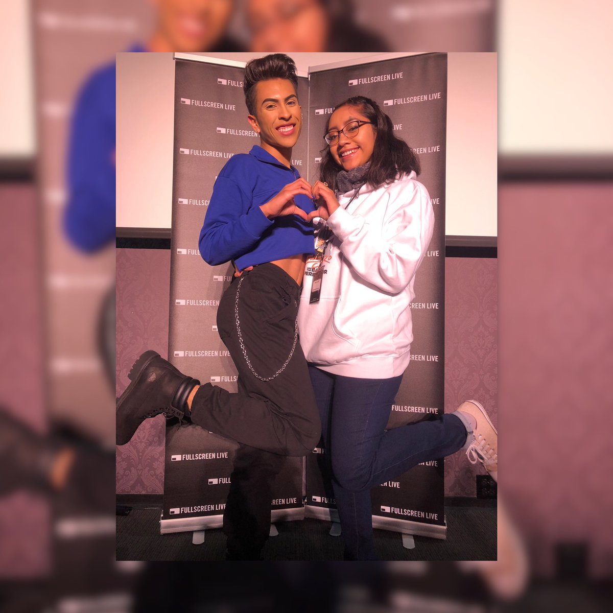 Mjroman_14's tweet photo. @kendollxlouie It was such an amazing experience, I can’t believe it actually happened❤️ GUYS Louie and his manager are the sweetest guys alive😊. Karla, Louie & Louie’s manager are definitely the BADDEST PERRAS🤪❤️ I miss it already😭💕@fullscreenlive #fullscreenlive https://t.co/vT0SDmRgzU