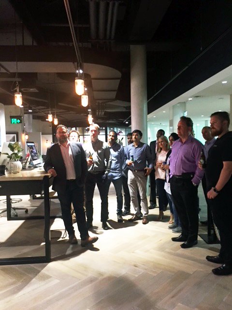Thrilled to have welcomed our new Sydney CBD office space on Friday - from ribbon cutting, to building tour, to office drinks and dinner! #growing #makeworkawesome