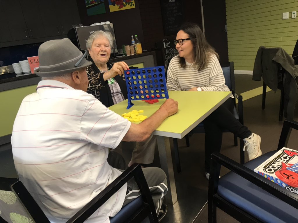 therealmbolonia's tweet photo. Teachers Turn!!! @CCCWestHoxton staff bringing joy to the residents of Scalabrini Village Nursing Home giving back to the Community!! @D_Fetterplace @MrsCNolan #CCCStaffSpirituality #SpiritualityoftheHeart #HandsofChrist https://t.co/YeoRKe7ham