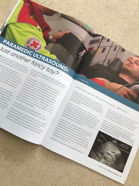 From our latest edition: Paramedic Ultrasound. Is it really just another fancy toy? An informative piece for paramedics everywhere, looking at a current and potential future for POCUS in paramedicine. But ever-emerging research and science will show us the real value of this tool