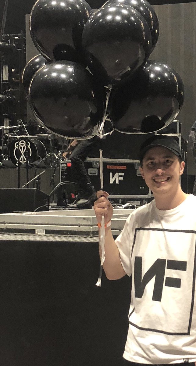 OutcastNF's tweet image. Nate I can’t even begin to tell you how much this meant to me! Thank you so much!!! #whyballoons #toomanyfaces @nfrealmusic @k_tice13