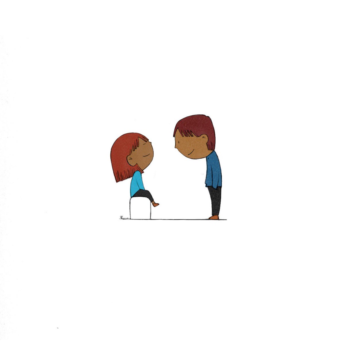 shravnir's tweet photo. BLUSH😊☺️❤️

New beginnings.
Engaged.
#blush #love #happiness #taken #art #cartoon #illustration #sketchoftheday #sketchdaily https://t.co/tyAXkOG06N